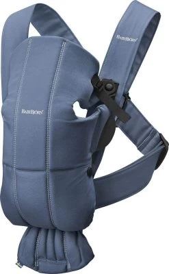 BABYBJORN Mini Baby Carrier Cotton (5 Colors) 27 BABYBJORN Mini Baby Carrier Cotton (5 Colors) -Baby Product vintage indigo 1