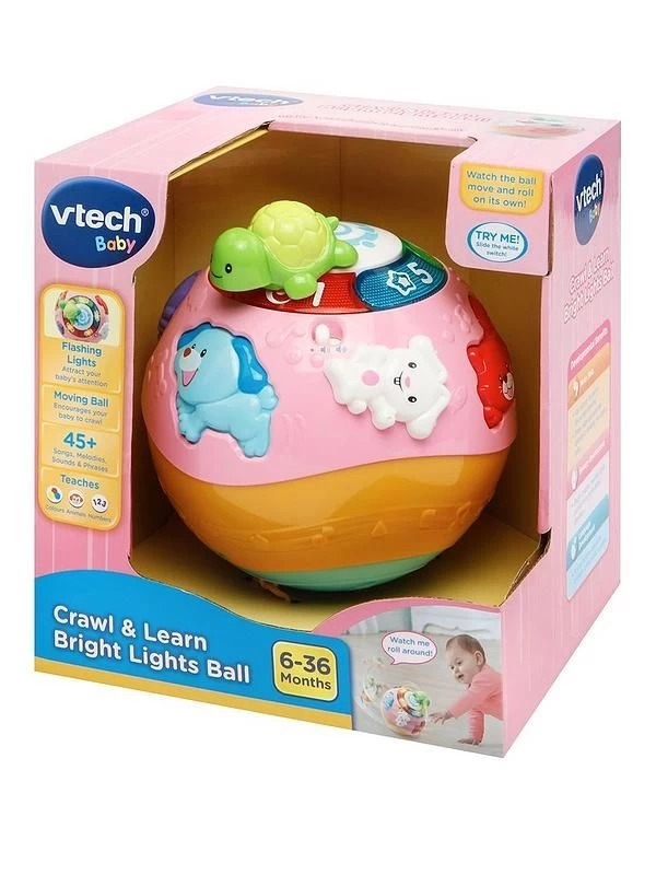 Vtech Crawl And Learn Bright Ball (White/Red) 6 Vtech Crawl And Learn Bright Ball (White/Red) - Image 4