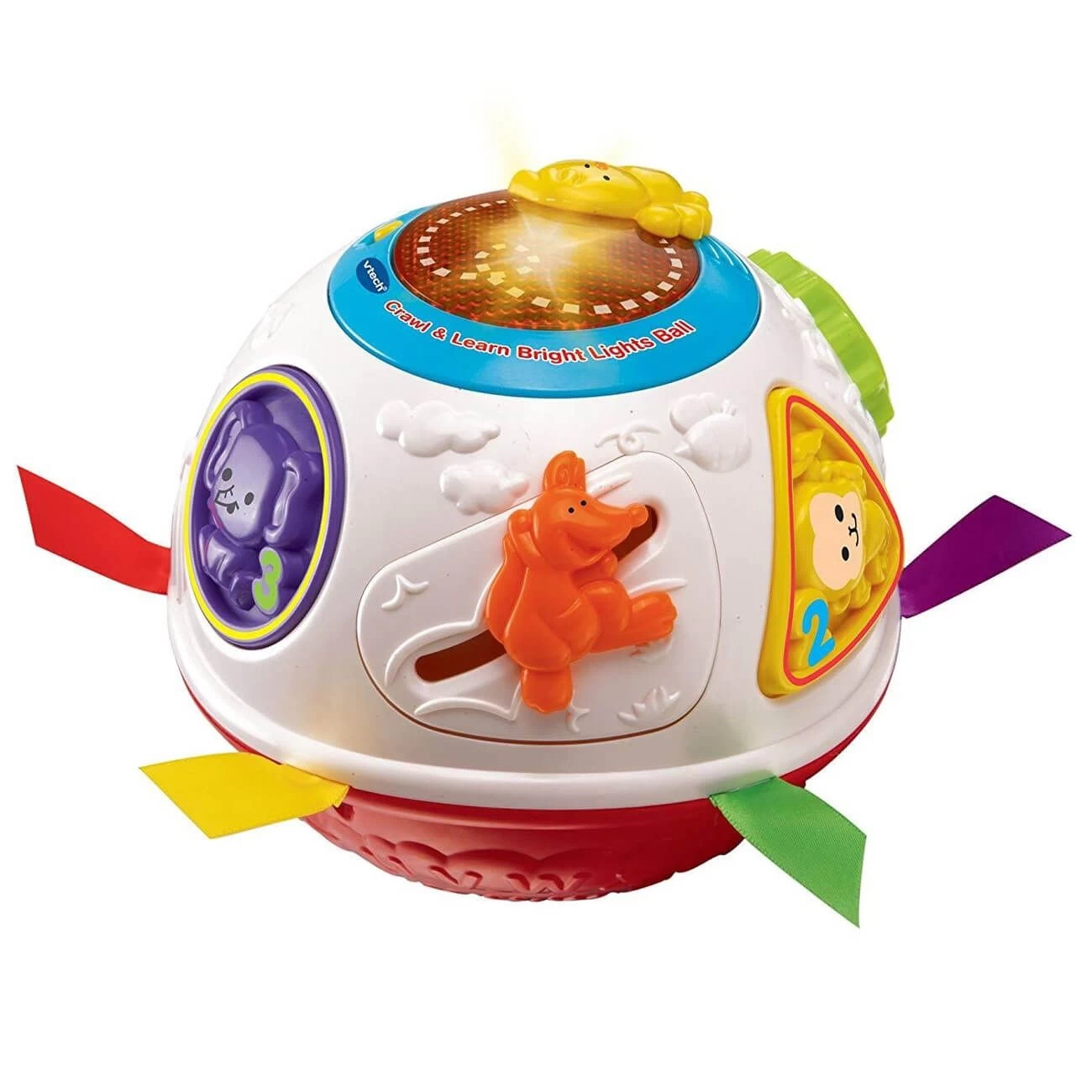 Vtech Crawl And Learn Bright Ball (White/Red) 3 Vtech Crawl And Learn Bright Ball (White/Red)