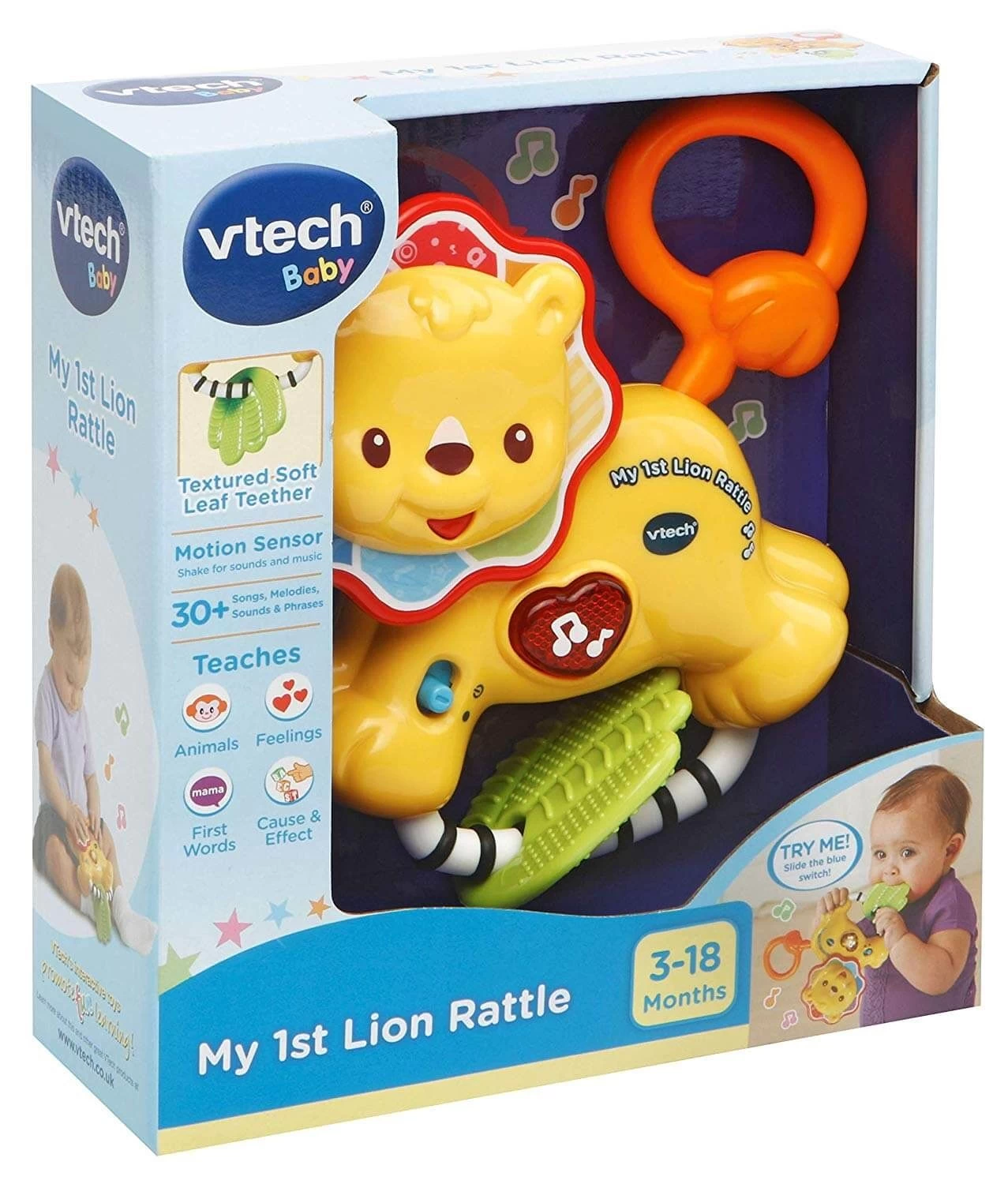 Vtech My 1st Lion Rattle 4 Vtech My 1st Lion Rattle - Image 2