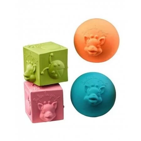 Sophie The Giraffe So'Pure Ball And Cubes Set 4 Sophie The Giraffe So'Pure Ball And Cubes Set - Image 2