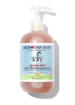 California Baby Squeaky Clean Moisturising Handwash (6.5oz / 19oz) -Baby Product wash up baby hand wash squeaky clean 19oz