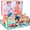Wooden City Building Blocks (115pcs) -Baby Product wooden city building blocks 115pcs
