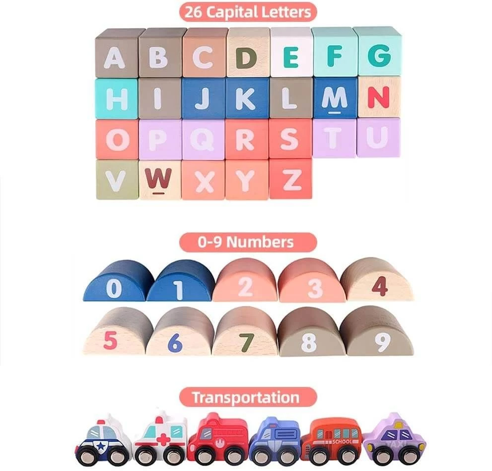 Wooden City Building Blocks (115pcs) 9 Wooden City Building Blocks (115pcs) - Image 7