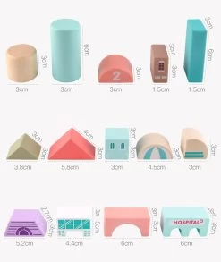 Wooden City Building Blocks (115pcs) 17 Wooden City Building Blocks (115pcs) -Baby Product wooden city building blocks 115pcs 3